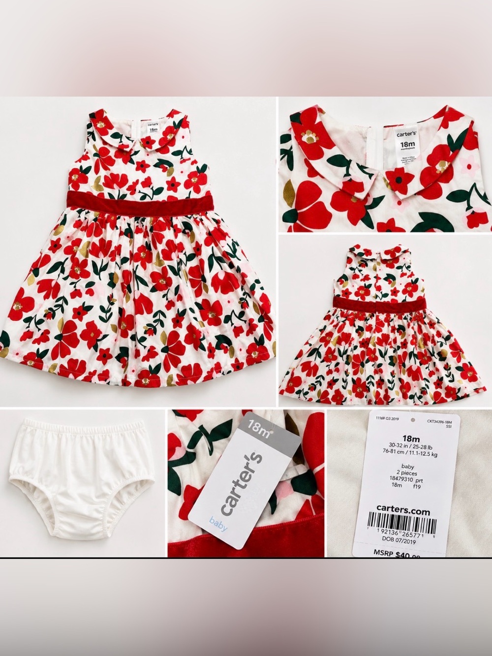 Carter’s Baby Girl Holiday Dress